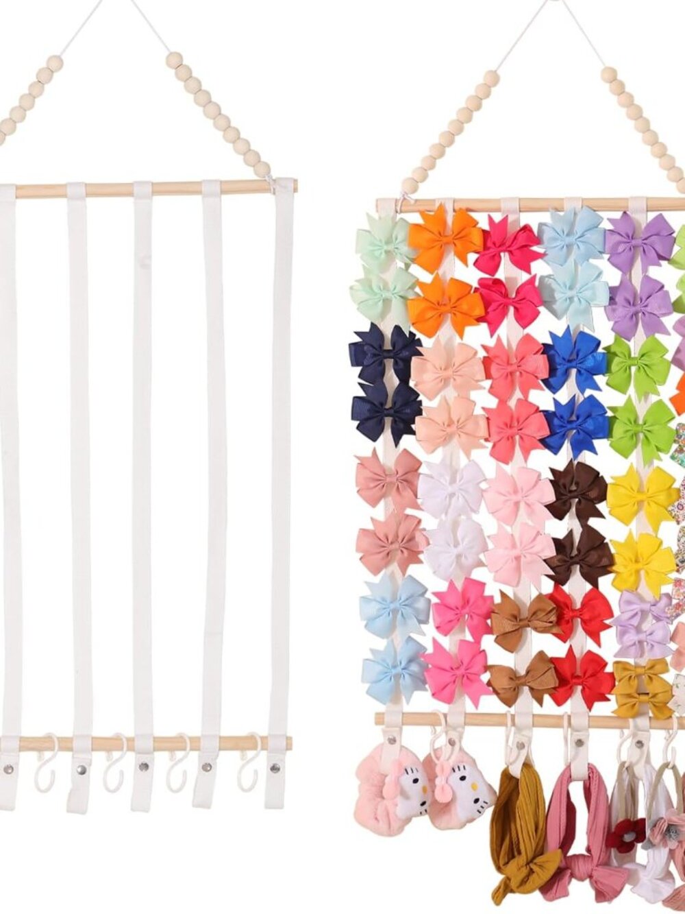 Bow Organizer for Girls Hair Bows Baby Headband Holder